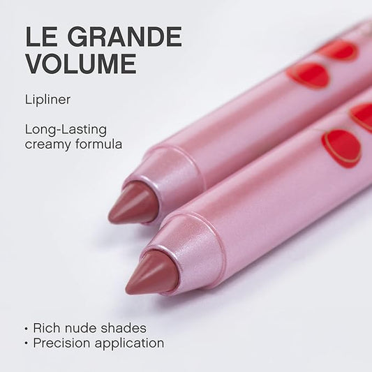 Vivienne Sabó Gel Lipliner Le Grand Volume – Long-Lasting Smudge-Proof Lip Liner & All-Over Lip Color, Creamy Precision Formula, Hydrating & Comfortable Wear, 03 Cool Nude