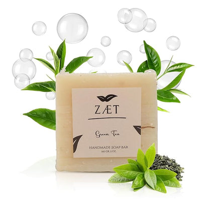 Green Tea Soap Bar - 4 Pack