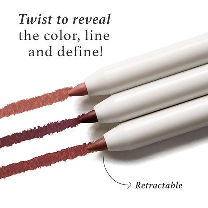 Julep With a Trace Retractable Creamy Long-Lasting Lip Liner, Cashmere Cardi
