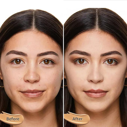 Mushroom Head Air Cushion CC Cream - BB Cream Face Makeup Foundation for Mature Skin Moisturizing Concealer Brighten Long-Lasting, Even Skin Tone for All Skin Types (2PCS Buff Beige)