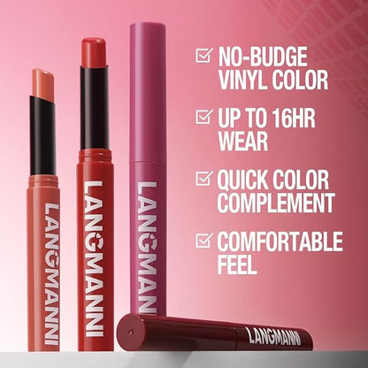Matte Lipstick For Women Girls 24Hr Wear Waterproof Long Lasting Hypoallergenic Lipsticks - Lightweight Non-Drying, Fade-Resistant Formula 12 Trendy Colors for Daily Use Vegan & Cruelty-Free 11
