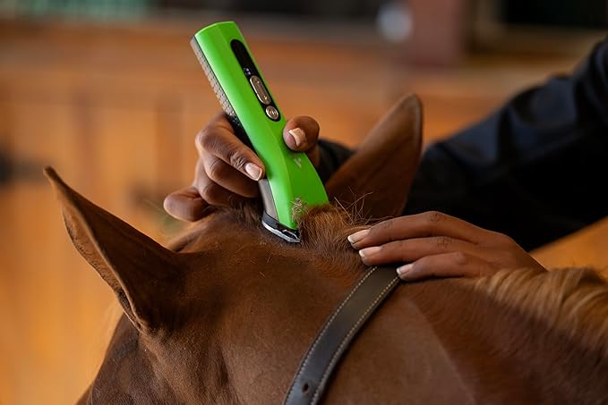 Andis 563231 ProClip 5-in-1 Adjustable Blade Cord/Cordless Pet Hair Clipper, 5 Blade Settings, 5 Speeds, Feather Light, Digiital Display Screen, Green