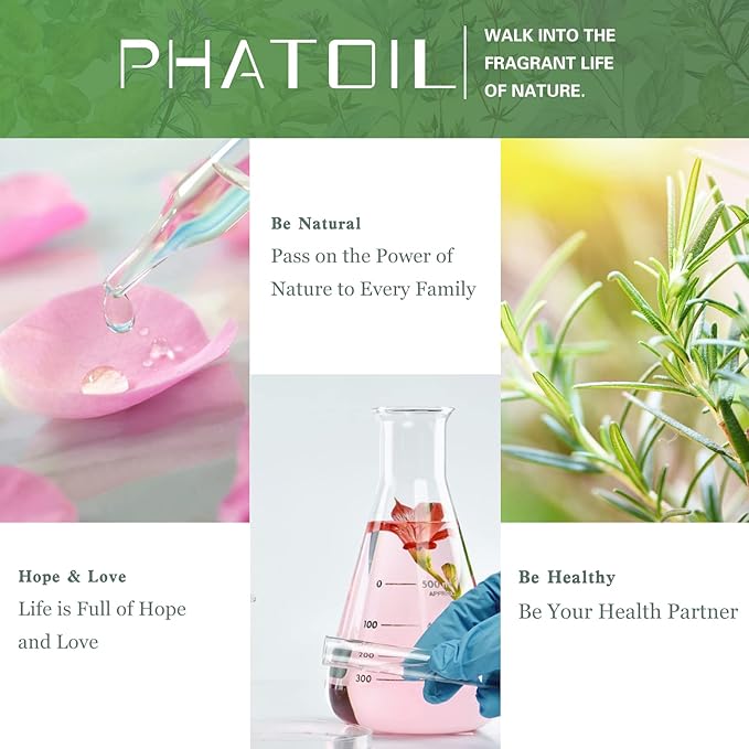 PHATOIL Vanilla Essential Oil 100ML, Vanilla Essential Oils for Diffuser, Humidifier, Aromatherapy, Sleep, Relax
