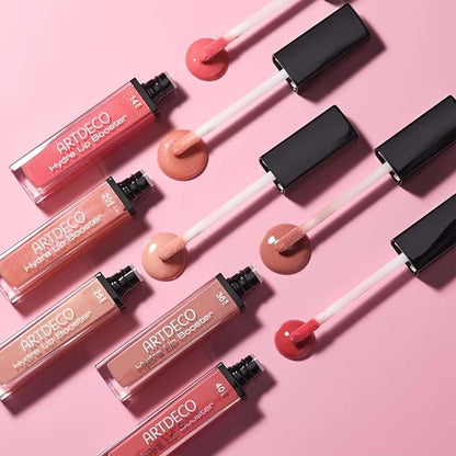 ARTDECO Hydra Lip Booster - Translucent Mauve - Hydrating Lip Gloss with Boosting Effect - Hint of Color & Beautiful Shine - Non-Sticky Finish - Lip Care - Lip Oil - Makeup - Hyaluron - 0.21 Fl Oz