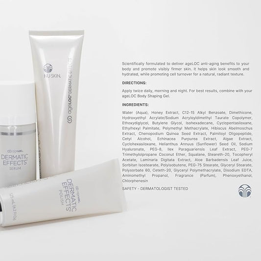 Nu Skin ageLOC Dermatic Effects Body Contouring Lotion | Scientifically Formulated to Deliver ageLOC Anti-Aging Benefits for Visibly Firmer, Hydrated Skin | 1 Pack