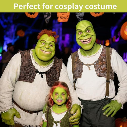 MEICOLY Ogre Green Face Body Paint Stick,Elphaba Face Paint Makeup,Cream Face Paint for Disgust Goblin Demon Halloween SFX Special Effects Cosplay Makeup,Waterproof Eye Black Stick