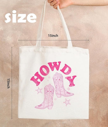 Cowgirl Western Tote Bag For Women, Cute Tote Bags, Cowgirl Accessories for Women, Western Gift