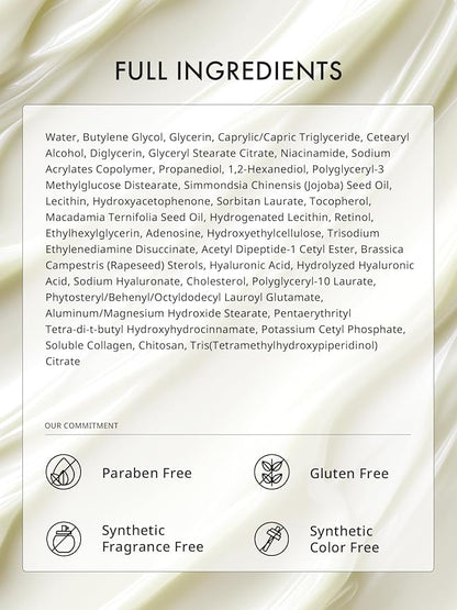 depology Firming Neck & Décolleté Cream, Anti-Aging Neck Cream for Tightening and Wrinkles with IDEALIFT™4%, Retinol, Collagen, Multi-HA Complex, Korean Skin Care Product 1.69 fl. oz