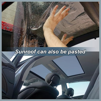 20% VLT Ceramic Car Window Tint - (20in * 20ft) Windows Privacy Films, 99% Blocks UV & 95% IR Ray, Glare Reduction Blackout Window Film Auto Car Windshield Sun Shade Roll