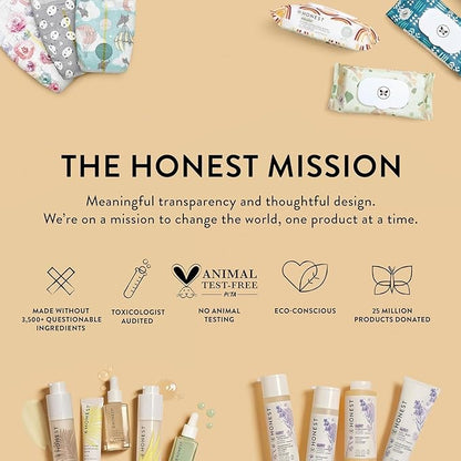 The Honest Company Hydrating Face and Body Lotion Fast Absorbing Naturally Derived Hypoallergenic Sweet Almond Nourish 8.5 fl oz