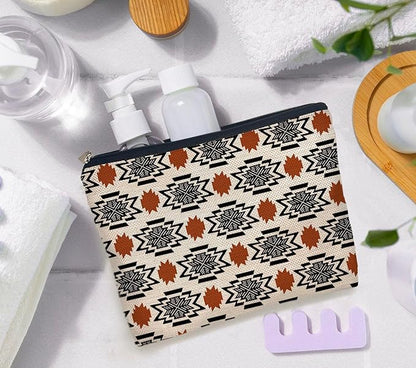IWXYI Western Makeup Bags With Zipper - Travel Toiletry Gifts For Women