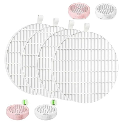 SProR Nail Dust Collector Replacement Filter, 4 Pack Reusable Dust Filter for MelodySusie Hpro/SProR Nail Dust Collector, Compatible Fine Filter for Efficient Nail Dust Collection
