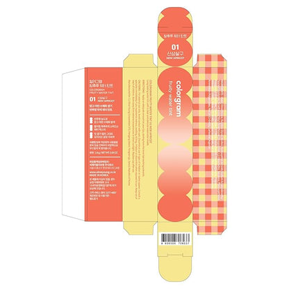COLORGRAM FRUITY WATER TINT 01 NEW APRICOT