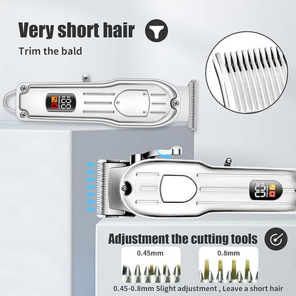 Hair Clippers for Men,Beard Trimmer for Mens,Professional Electric Hair Clipper Set,Men's Electric Hair Clipper,Cordless Hair Trimmer for Family,Gifts for Men.