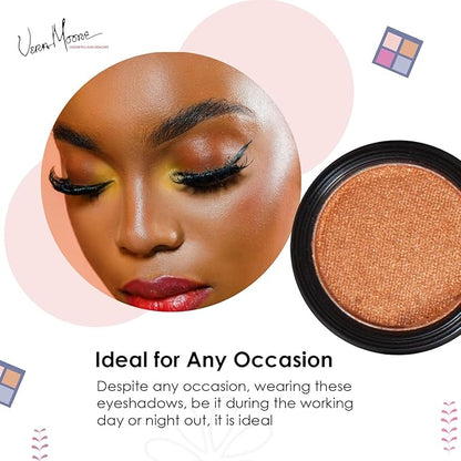 Vera Moore Eyeshadow, Highly Pigmented Eyeshades and Textures, Provide Bold and Lasting Looks, Suitable for Any Event, Easily Blendable Eye Makeup in Multiple Shades. (24 Karat)