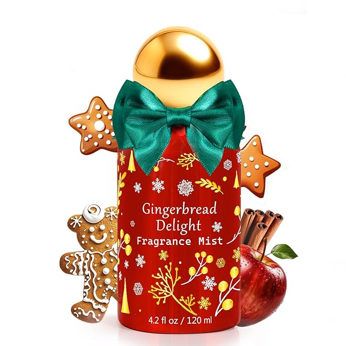 CLESH Body Spray for Women, Fragrance Mist, Gingerbread Delight, 120ml/4.2 fl oz