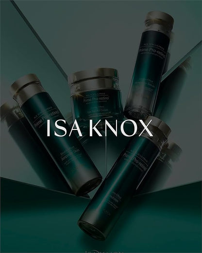 ISA KNOX AGE FOCUS PRIME Double Effect Ampoule Toner, PRIME Wrinkle For All Serum & PRIME Eye For All Cream (177 ml/5.99 fl oz) - Korean Skin Care by LG Beauty. Daytime Retinol.