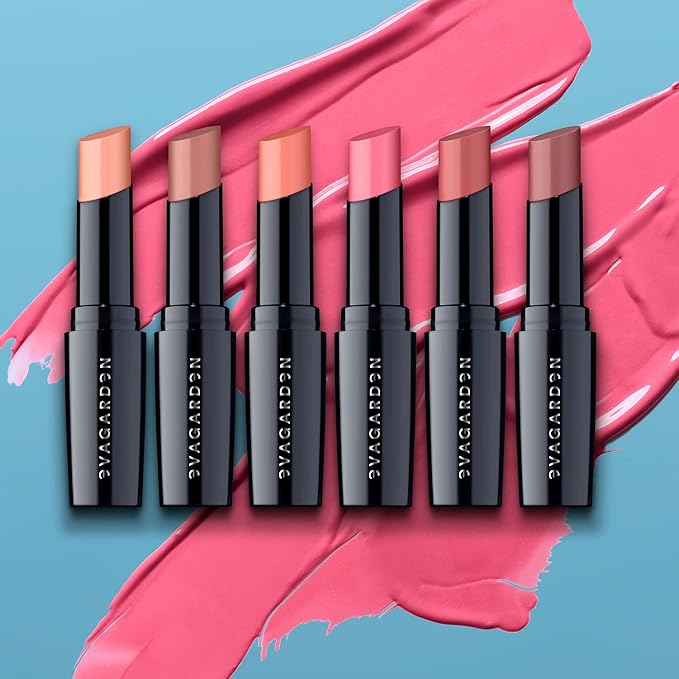 EVAGARDEN Pleasure Lipstick - Moisturizes and Nourishes - Protects with SPF - Soft Application Spreads Easily and Provides Smoothness - Gives Volume Effect and Bright Color - 661 Canyon Clay - 0.1 oz