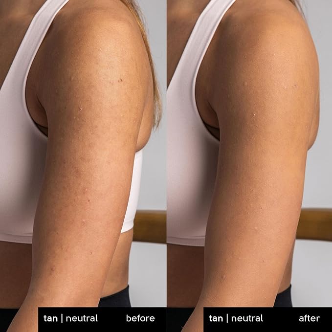 Tinge Tint Body Makeup, Water and Transfer Resistant Up to 48 Hours, Buildable Medium Coverage Body Foundation or Bronzer with Amino Acids, Tattoo Cover Up Makeup, 3.38 FL Oz - Tan Cool