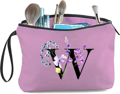 Birthday Inspirational Bridesmaid Proposal Team Small Gifts for Women Mom Aunt Teacher Sister Coworkers Makeup Cosmetic Bag Travel with Mirror Mothers Day Christmas Graduation W
