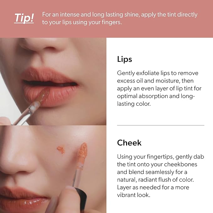 Entropy Charm Tint Blurry Line - Makeup for Soft, Blurred Finish | Lightweight, Long-Lasting Tint for Natural Look G4 Garnet Gem