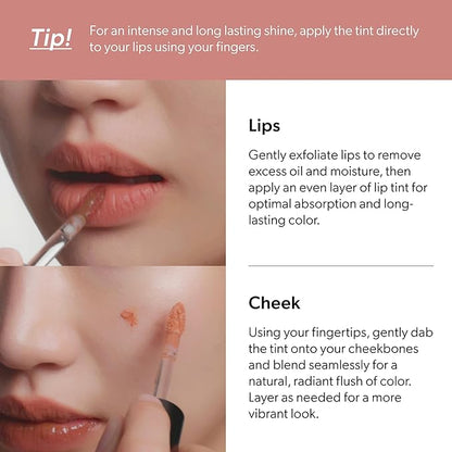 Entropy Charm Tint Blurry Line - Makeup for Soft, Blurred Finish | Lightweight, Long-Lasting Tint for Natural Look G3 Peach Stone Gem