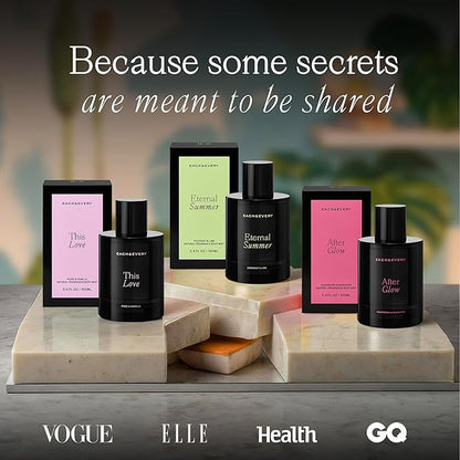 Each & Every Hair and Body Mist for Women and Men - 100% Natural Fragrance Body Spray for Women - Vegan & Cruelty-Free - After Glow Scent (Raspberry & Mandarin)