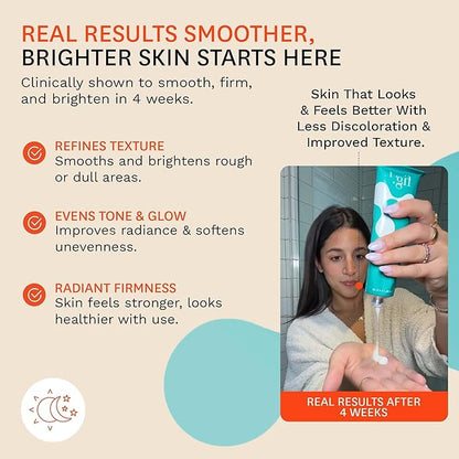 Fig.1 Retinol Body Serum – Advanced Skin Booster for Crepey Skin, Stretch Marks, Anti-Aging & Dark Spots – Glowing, Non-Greasy Retinoid Treatment with Niacinamide, Vitamin C & Retinol – 3.4 oz
