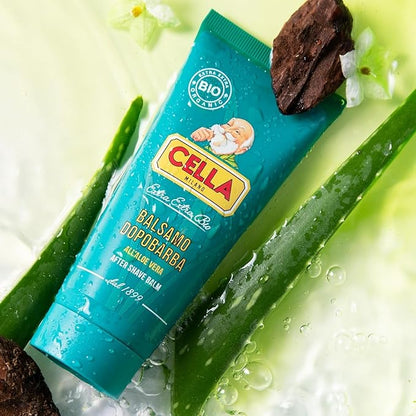 Cella Milano Aftershave Balm – Soothing & Hydrating Post-shave Formula for All Skin Types, Enriched with Aloe Vera, 100 ml – Irrestistible Pink Pepper & Precious Woods Scent, Made in Italy