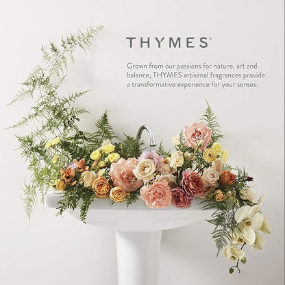 Thymes Moisturizing Body Wash with Pump - Body Soap - Bath Products - Skin Care - Liquid Soap with Notes of Jasmine, Rose, Hyacinth, Creamy lily of the Valley, & Oak Moss (Goldleaf, 9.25 fl oz)