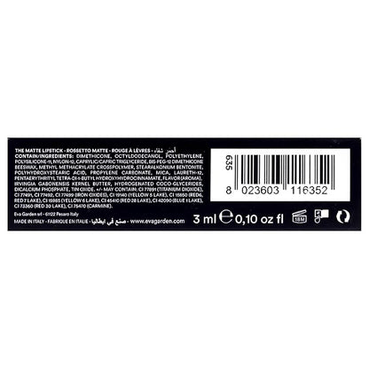 EVAGARDEN The Matte Lipstick - Velvety Texture and Vibrant Ultra-Matte Finish - Pigmented, Soft and Silky Formula and Smooth Application - Offers Bold Saturated Color - 635 Amaranth - 0.1 oz