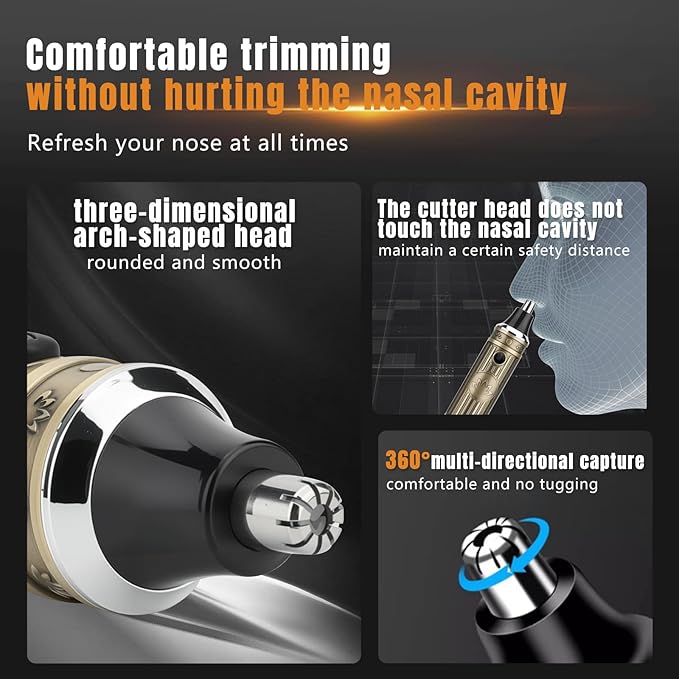 Hair Clippers for Men Professional, T-Blade Barber Clippers and Trimmer Set, 4 in 1 Mens Cordless Hair Clipper for Barber Kit, Foil Thaver and Nose Trimmer for Men with LED Display