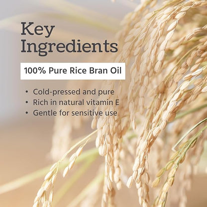 Well's Oil Rice Bran Oil 4 oz | 100% Pure Natural Carrier Oil | For All Skin & Hair | Refined, Cold Pressed | For Body, Skin & Hair | DIY Creams, Lotions, and Lip Balms