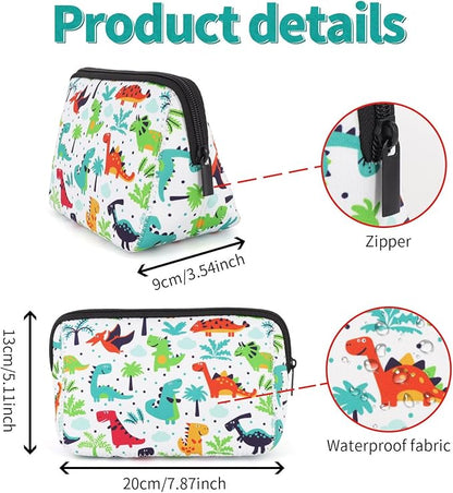 Cosmetic Bag Waterproof Neoprene Zipper Pouch Travel Portable Toiletry Makeup Bags Organizer Case for Women and Girls