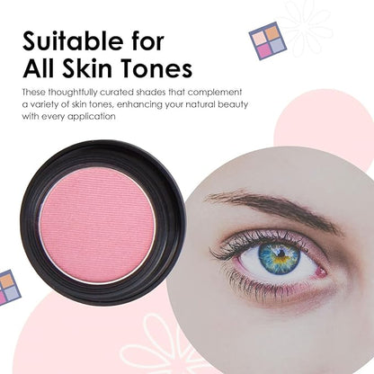 Vera Moore Eyeshadow, Highly Pigmented Eyeshades and Textures, Provide Bold and Lasting Looks, Suitable for Any Event, Easily Blendable Eye Makeup in Multiple Shades. (Pink)