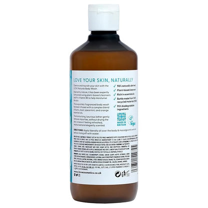 I Love Naturals Bergamot and Seaweed Body Wash - Moisturizing Body Wash - Infused with Essential Oils - Plant-Based Body Cleanser - 16.9 oz