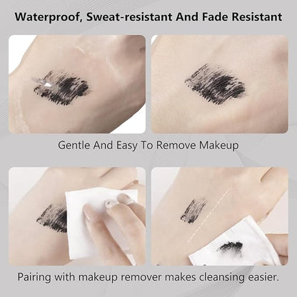 Brown Mascara for Women, Prime Waterproof Volume and Length for Hypoallergenic Máscara with Long Lasting, Hypoallergenic, Lightweight for Sensitive Eyes-02