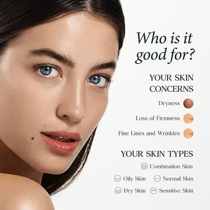 CLARA'S NEW YORK Advanced Rejuvenating Collagen Cream, Anti-Wrinkle and Made for Healthy Glowing Skin, Rich, Non-sticky, Fast-absorbing Formula 50ml MADE IN USA