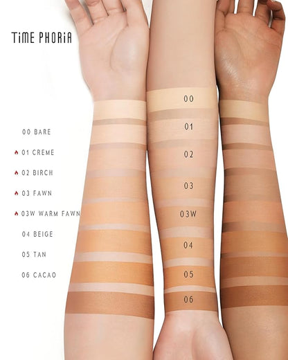 TIMELESS LUMINA MATTE PERFECTION CUSHION | Full Coverage, Weightless, Skin fit, Velvety Matte Finish, Oil-Control Waterproof Fondation, Sweatproof Flawless BB Cream CC (06 CACAO)