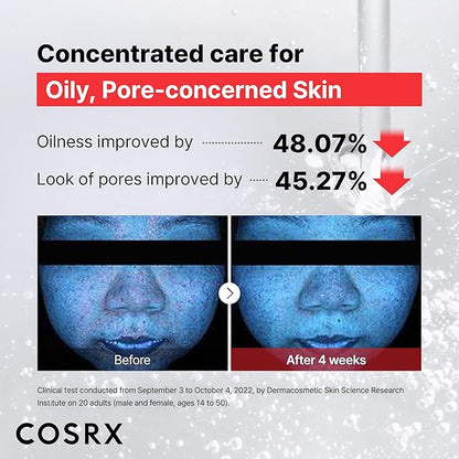 COSRX 15% Niacinamide Face Serum, 0.67 fl oz, Pore Minimizer Serum for Face, Even Skin Tone, Korean Skin Care