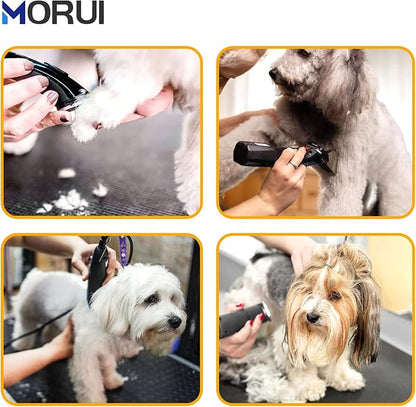 5F Cut Length 1/4”(6.3mm) Detachable Pet Dog Clipper Blades UltraEdge Series Clipper Blades for Dog Grooming Compatible with Most Andis,Oster A5 Wahl KM Series Clippers
