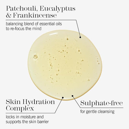 THISWORKS In The Zone Shower Gel | Refreshing Body Wash with Eucalyptus & Frankincense | Cleanses, Soothes, and Revitalizes Skin | Aromatherapeutic Formula, 10.1 oz / 300ml
