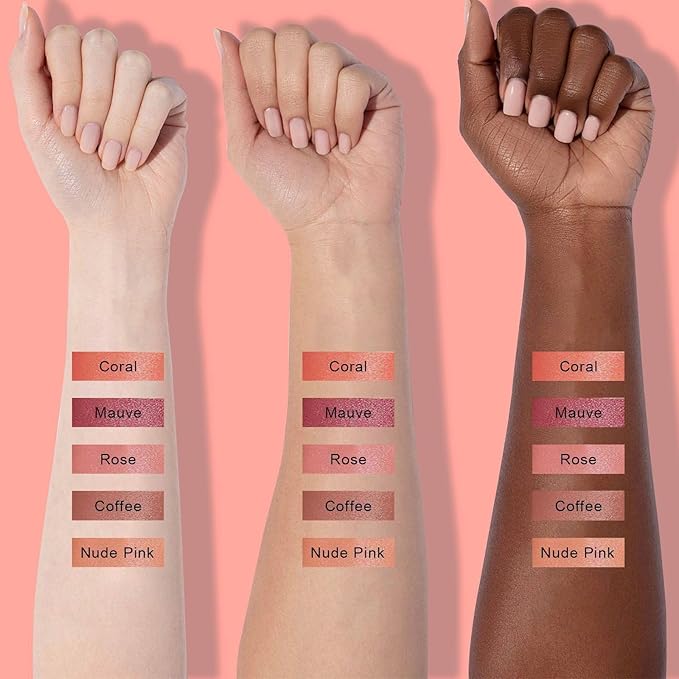 Lip Stain - Peel Off Lip Liner, Long Lasting Lip Liner with Matte Finish, Waterproof & Transfer Proof Lip Gloss, Non-Stick Cup & Highly Pigmented Color, Easy to Use for All Skin Types (Rose)
