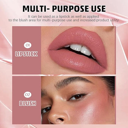 Matte Lip Gloss, Lip Gloss Silky Smooth Finish, Lipgloss Makeup Colorful and Creamy Texture, Lipstick for Every Occasion, Lip Oil Moisturizing and Hydrated #03