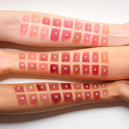 COLORGRAM NUDE BLUR TINT 06 LUCKY BERRY | Soft Velvet Matte Lip Stain & Cheek Tint | Lightweight Blurring Tint for a Smooth & Airbrushed Finish | 24H Hydration