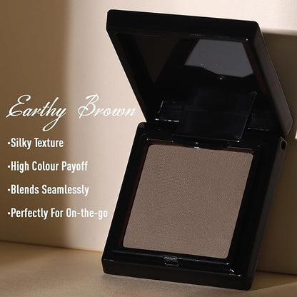 UCANBE Earthy Brown Single Matte Eyeshadow – Highly Pigmented, Long-Lasting Neutral Mini Eye Shadow Makeup Palette for Everyday Looks & Smokey Eyes