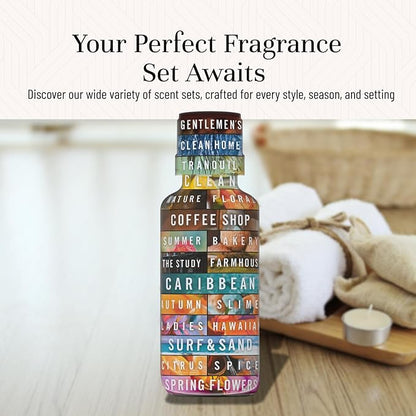 P&J Trading Fragrance Oil Tranquil Set | Vanilla, Cucumber Melon, Lavender, Amber, Bamboo, and Ocean Breeze Candle Scents for Candle Making, Freshie Scents, Soap Making Supplies, Diffuser Oil Scents