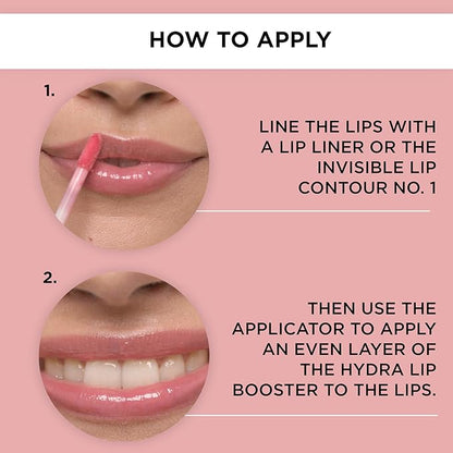 ARTDECO Hydra Lip Booster - Translucent Mauve - Hydrating Lip Gloss with Boosting Effect - Hint of Color & Beautiful Shine - Non-Sticky Finish - Lip Care - Lip Oil - Makeup - Hyaluron - 0.21 Fl Oz