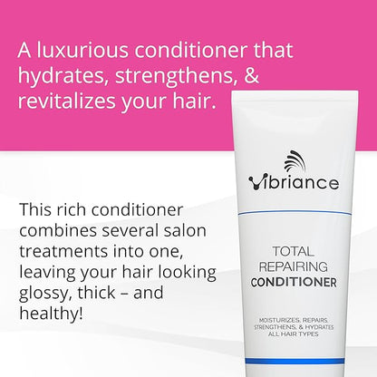 Vibriance Total Repairing Conditioner - Thickening Biotin Conditioner for Aging Hair for Women and Men - For Thinning Hair, Dry Scalp