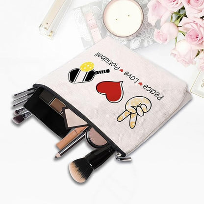 Ball Gifts for Women Ball Player Makeup Bag, Gifts for Ball Lover Makeup Zipper Pouch Bag, Ball Lover Accessories Gift For Women
